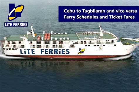lite port tagbilaran|2020 Cebu to Tagbilaran and v.v.: Lite Ferries .